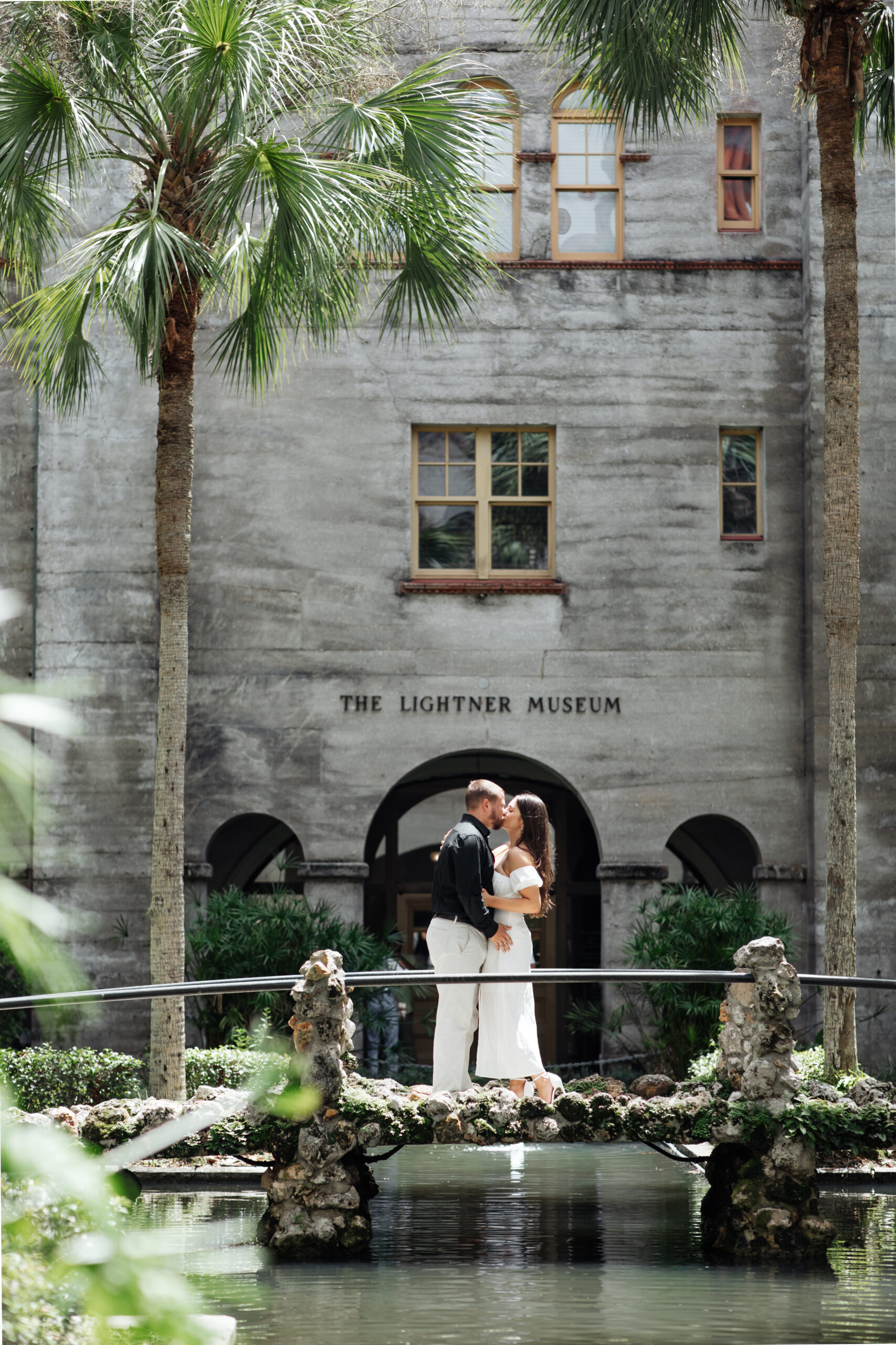 Engagement Photos in St. Augustine at the Lightner Museum