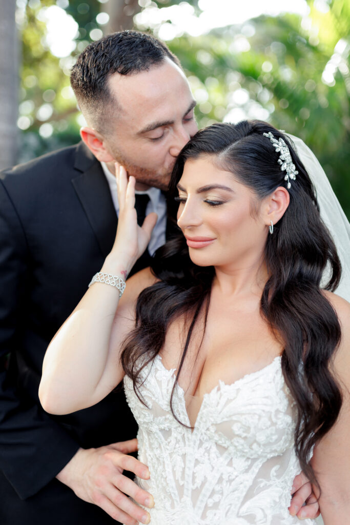 Luxury bride and groom photos at Florida Wedding Venue